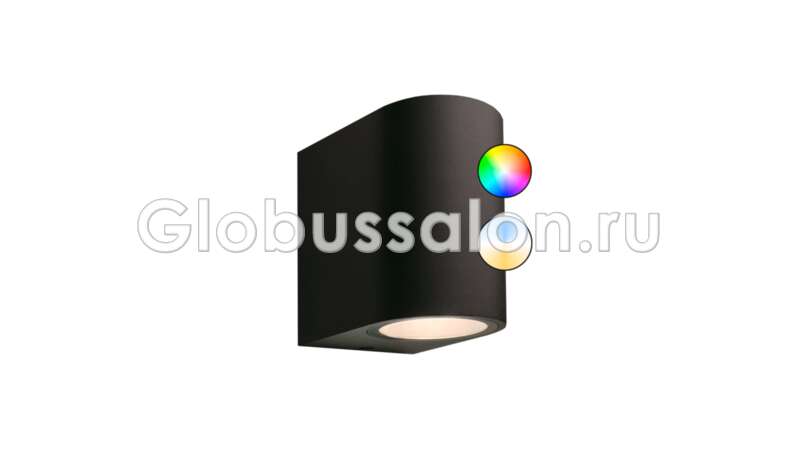 Gilvus Plus, настенный светильник, цвет черный, серия SMART